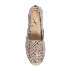 NWT SAM EDELMAN Womens Brown Snake Skin Print  Karlita   Espadrille Shoes 9 M